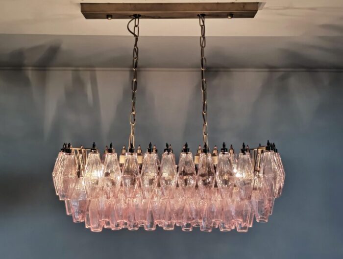 murano poliedri chandelier by carlo scarpa 1990 4050