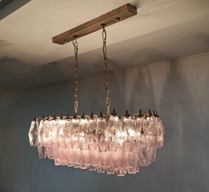 murano poliedri chandelier by carlo scarpa 1990 4600