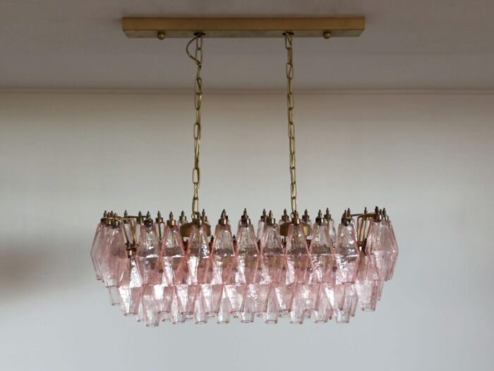 murano poliedri chandelier by carlo scarpa 1990 7994