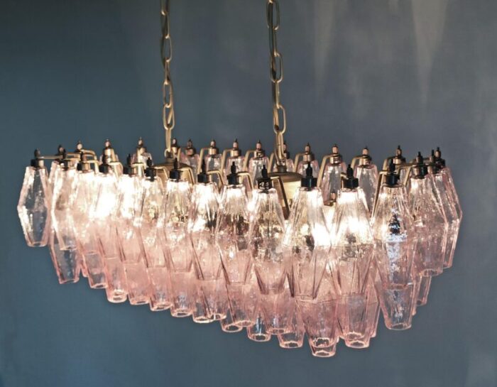 murano poliedri chandelier by carlo scarpa 1990 8877