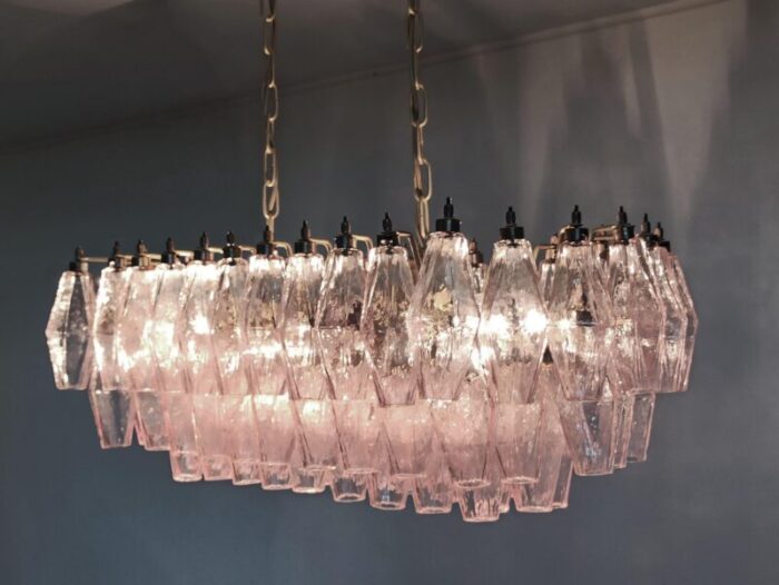 murano poliedri chandelier by carlo scarpa 1990 9278