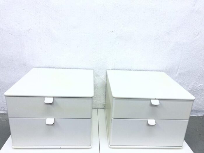 mutaro bedside cabinets by peter maly for interlubke 1970s set of 2 4417