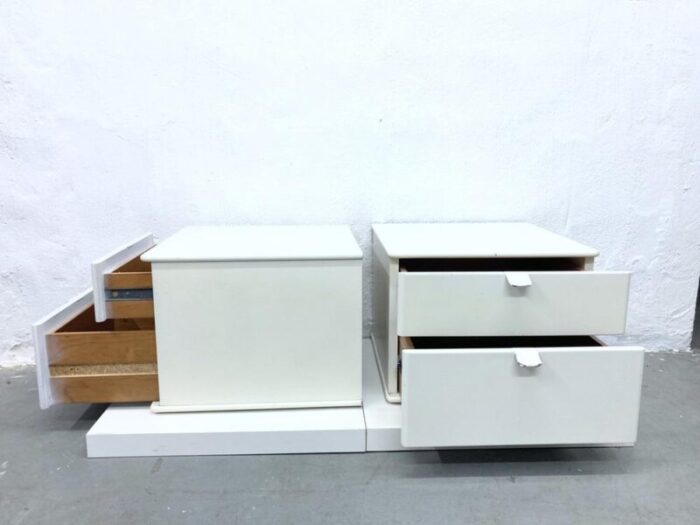 mutaro bedside cabinets by peter maly for interlubke 1970s set of 2 4912