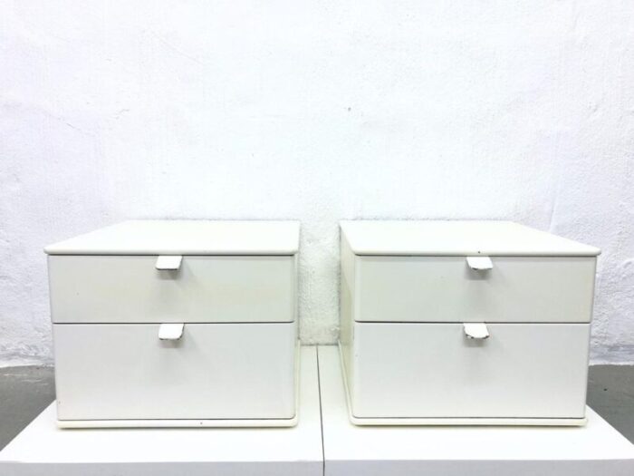 mutaro bedside cabinets by peter maly for interlubke 1970s set of 2 8794