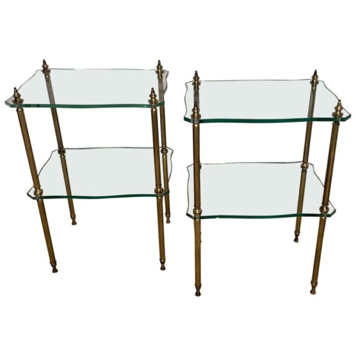 neo classic side tables 1970s set of 2 5400