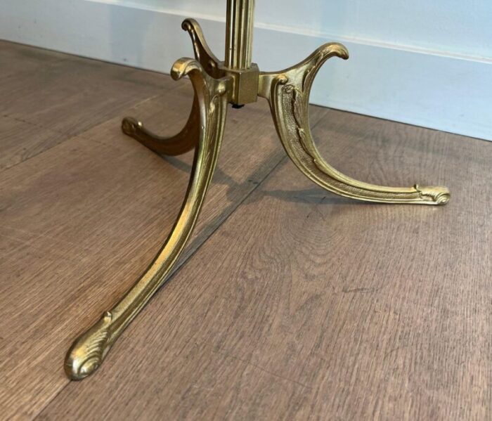 neoclassical style valet in brass and wood 1940s 11