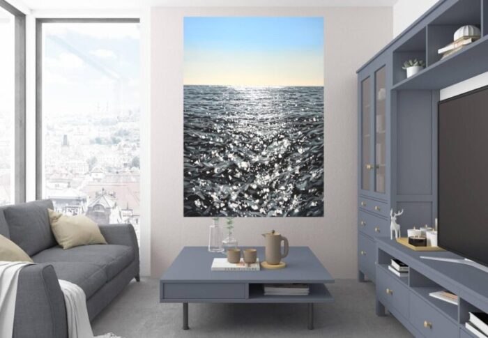 ocean sky light 2 original contemporary painting 4750