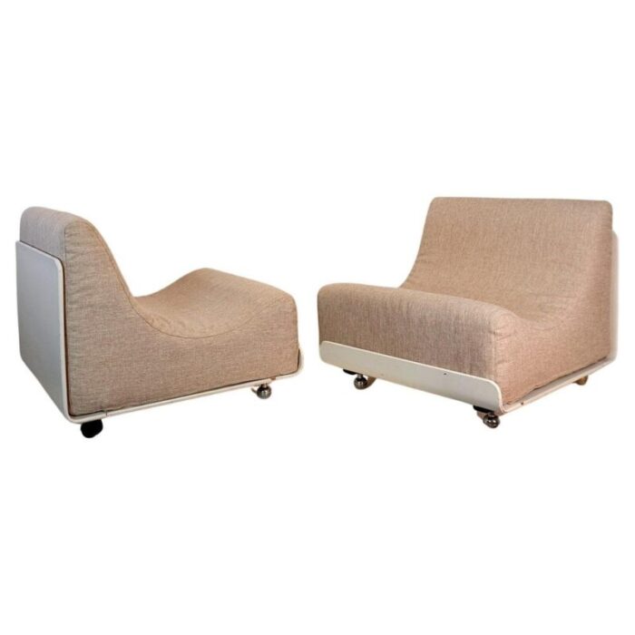 orbis modular lounge chairs attributed to luigi colani for cor 1970s set of 2 1361