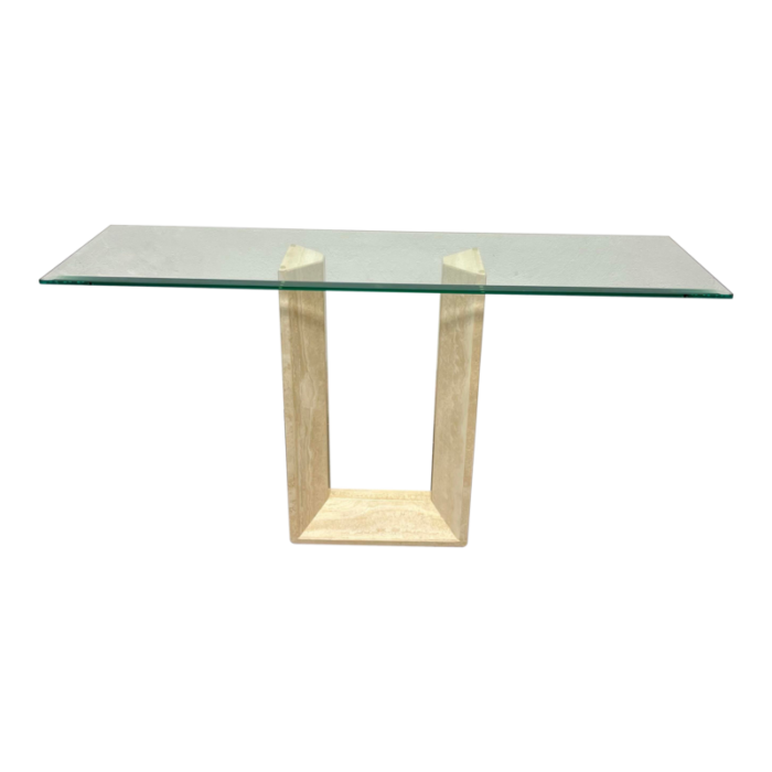 organic modern cattelan italia diapason console table 7251