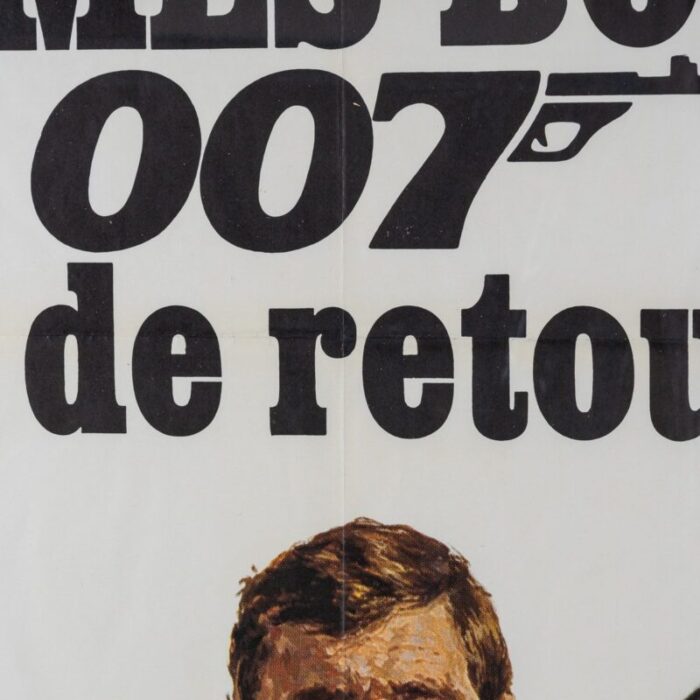 original french release james bond on her majestys secret service posters 1969 set of 2 9