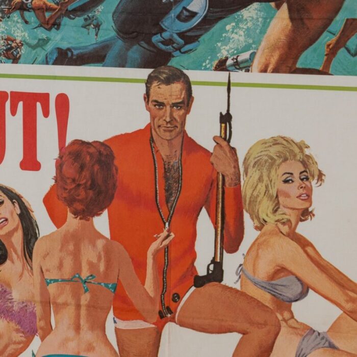 original us james bond thunderball poster 1965 23