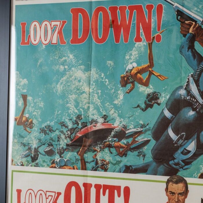 original us james bond thunderball poster 1965 25