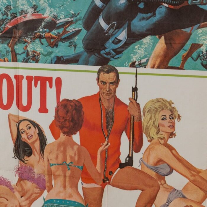 original us james bond thunderball poster 1965 27