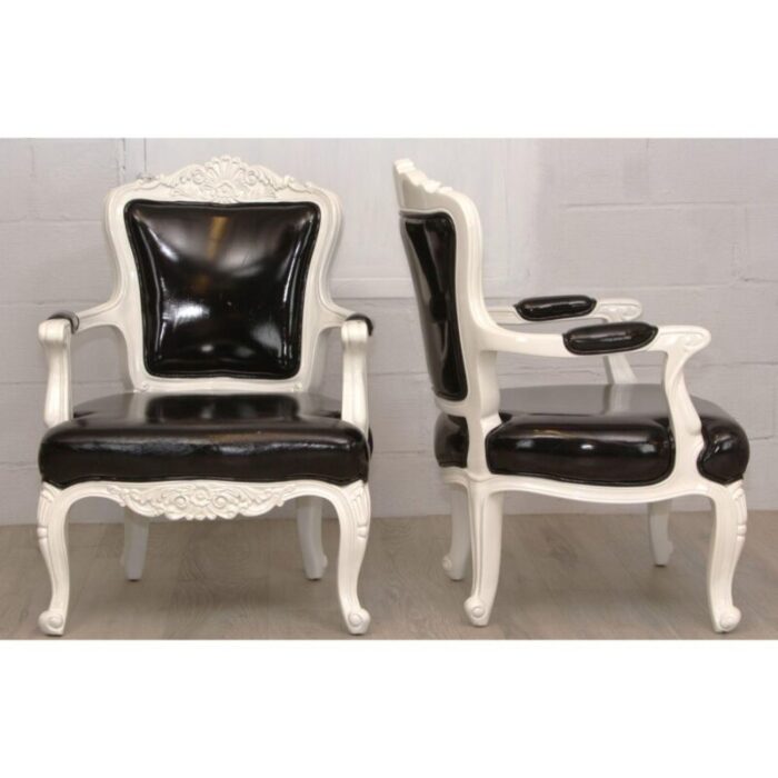 pair of 1980s louis xvi armchairs 3771