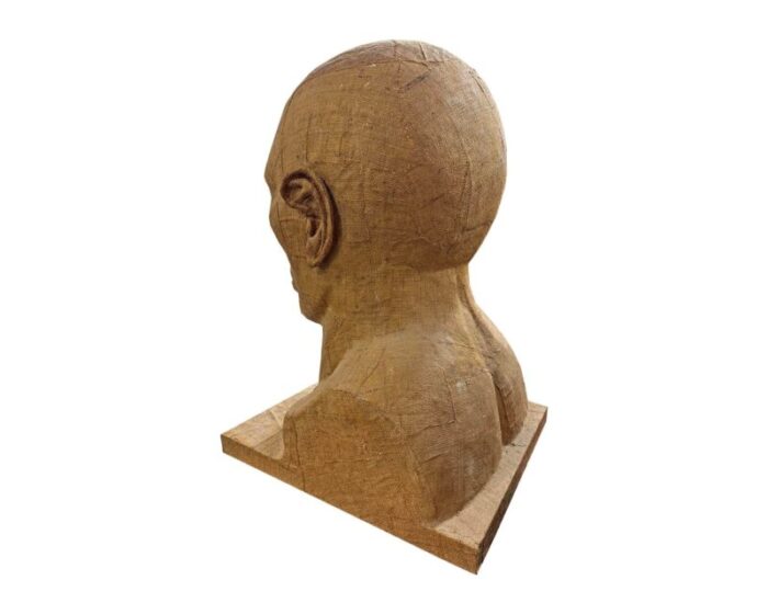 paul haskin signed monumental bust sculpture 9504