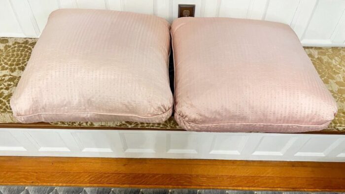 pink sheen decorative pillows a pair 2928