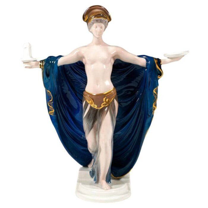 porcelain figurine temple dedication attributed to liebermann rosenthal selb germany 1890s 1