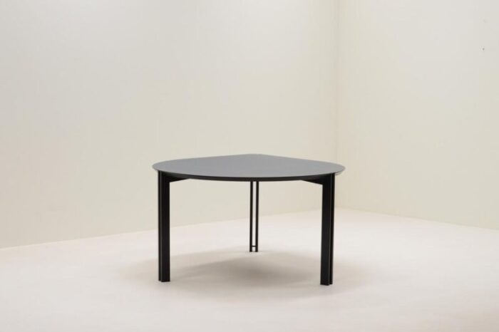 post modern drop dining table attributed to harvink the netherlands 1980s 0707