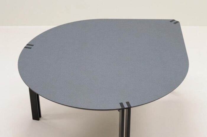 post modern drop dining table attributed to harvink the netherlands 1980s 9368