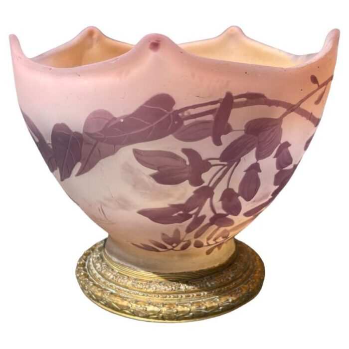 purple vase or cup by emile galle 1