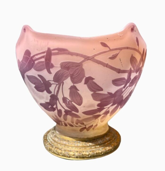 purple vase or cup by emile galle 14