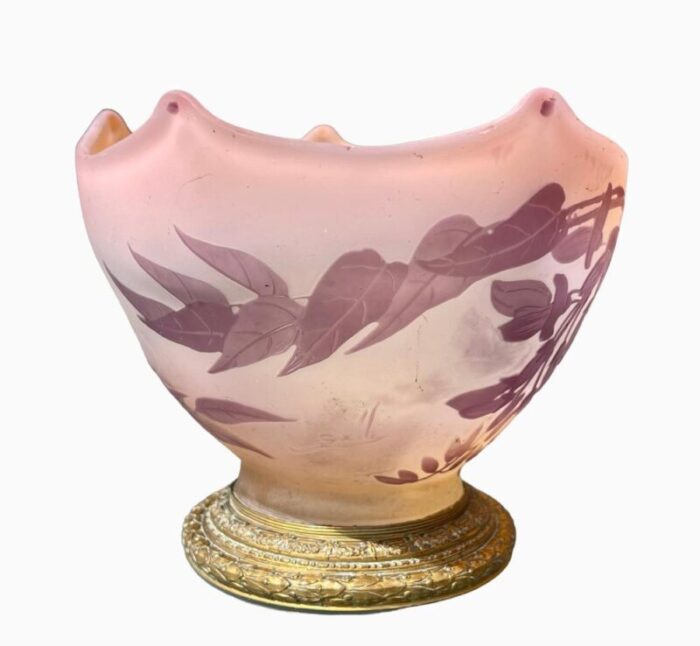 purple vase or cup by emile galle 3