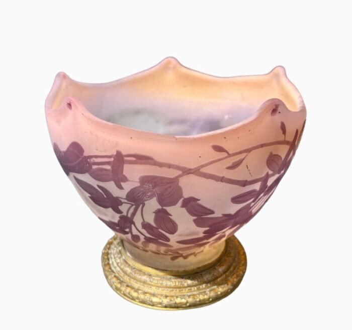 purple vase or cup by emile galle 4