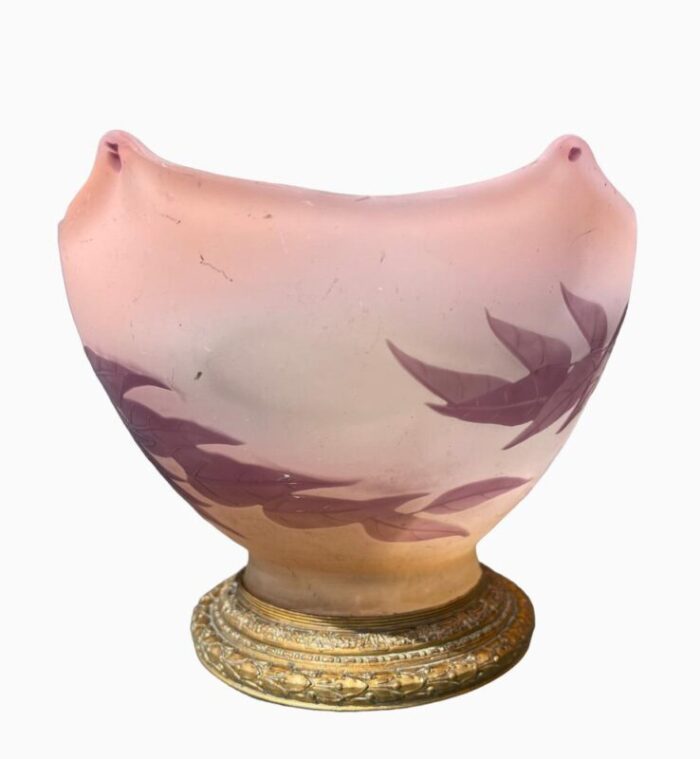 purple vase or cup by emile galle 5