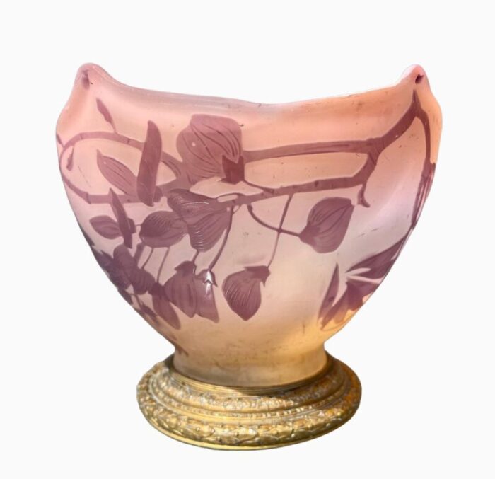 purple vase or cup by emile galle 7