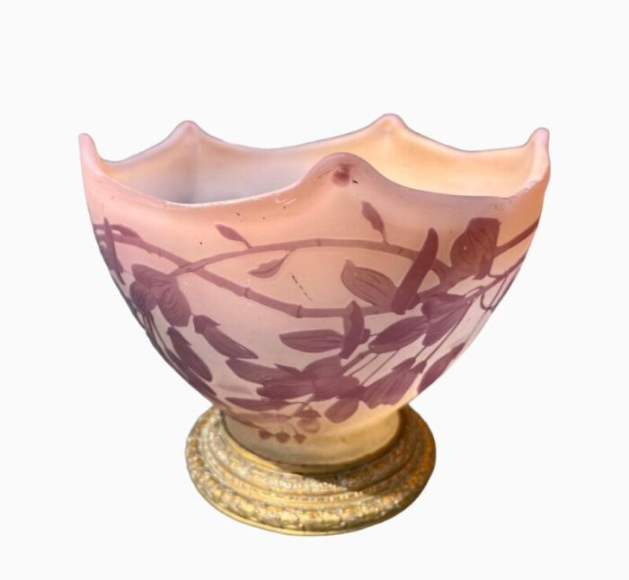 purple vase or cup by emile galle 8