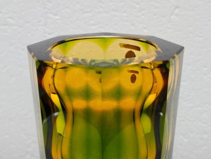 rainbow vase by aknuny astvatsaturyan for leningrad art glass factory ussr 1960s 6