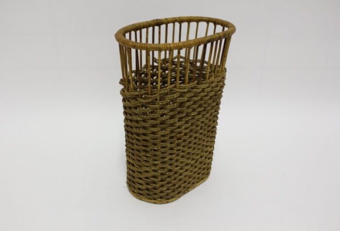 rattan waste paper basket 2