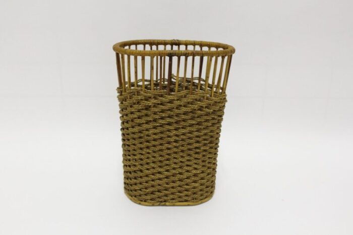 rattan waste paper basket 5