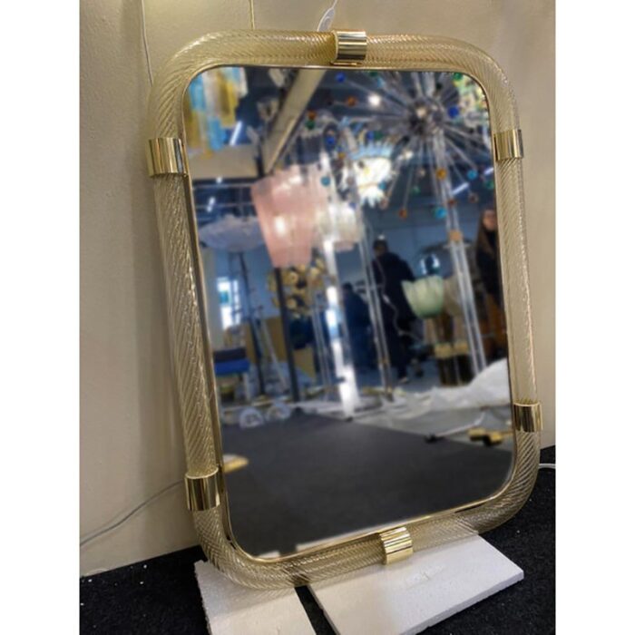 rectangular torciglione wall mirror by simoeng 4