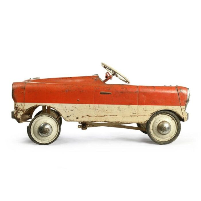 red and white children s car 1920s 1