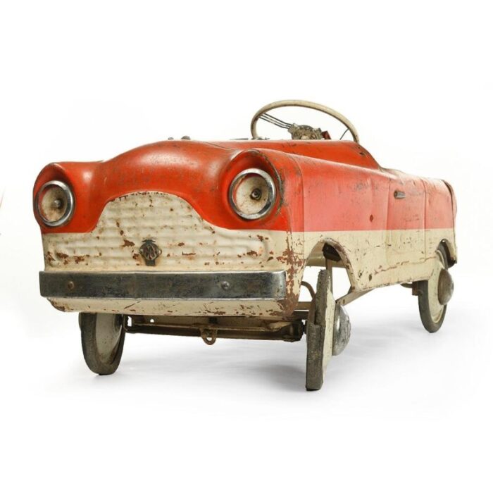 red and white children s car 1920s 4