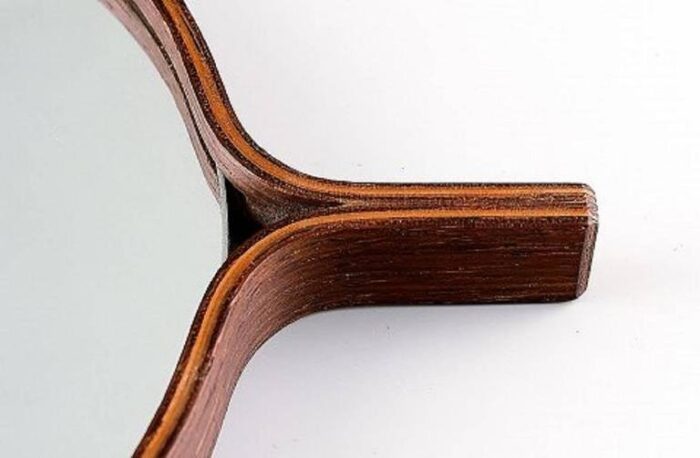 rosewood mirror by jorgen gammelgaard 1960s 3