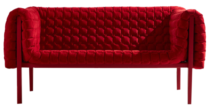 ruched sofa by inga sempe for ligne roset 2010s 0845