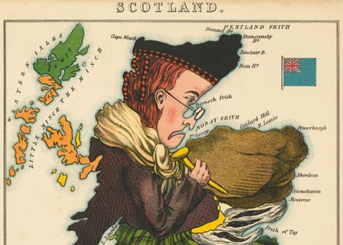 satirical map of scotland 2