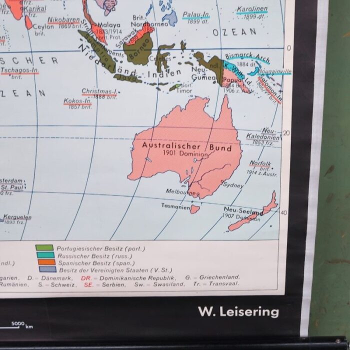 school teaching world map of the 19th century from velhagen klosing 1961 2