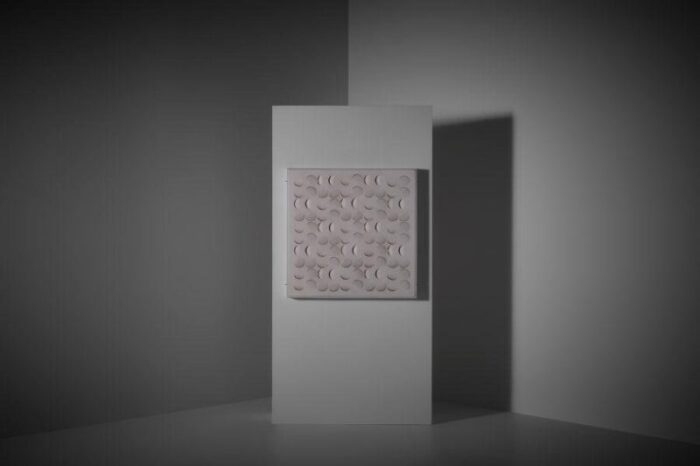 sculptural light panel by giacomo benevelli arabesco italy 1967 11