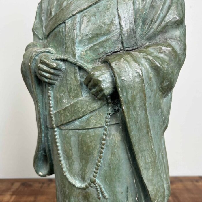 shinran buddhist monk statue taisho period japan 1920s 10