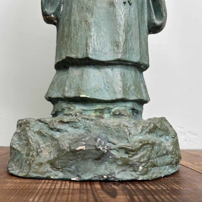 shinran buddhist monk statue taisho period japan 1920s 12