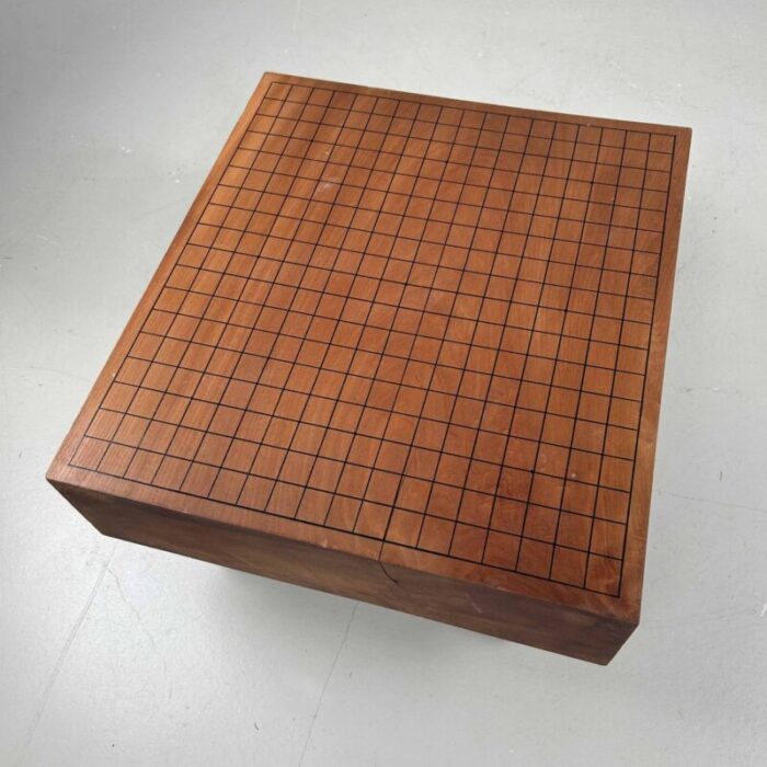 showa period complete go game board goban kaya japan 1950s 12