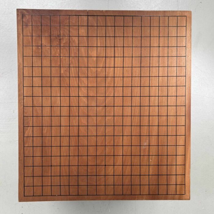 showa period complete go game board goban kaya japan 1950s 14