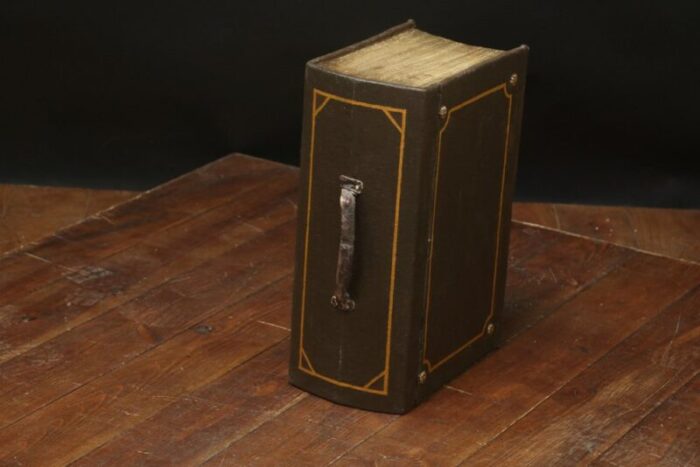 small box trunk in the shape of a book 7