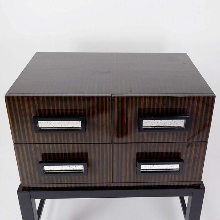 small macassar cabinet with drawers 6838