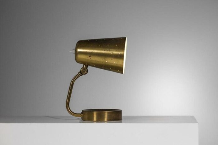 small swedish g417 lamp in brass 1950 2677