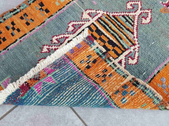 small vintage floor rug 1960 2