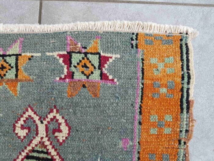 small vintage floor rug 1960 3